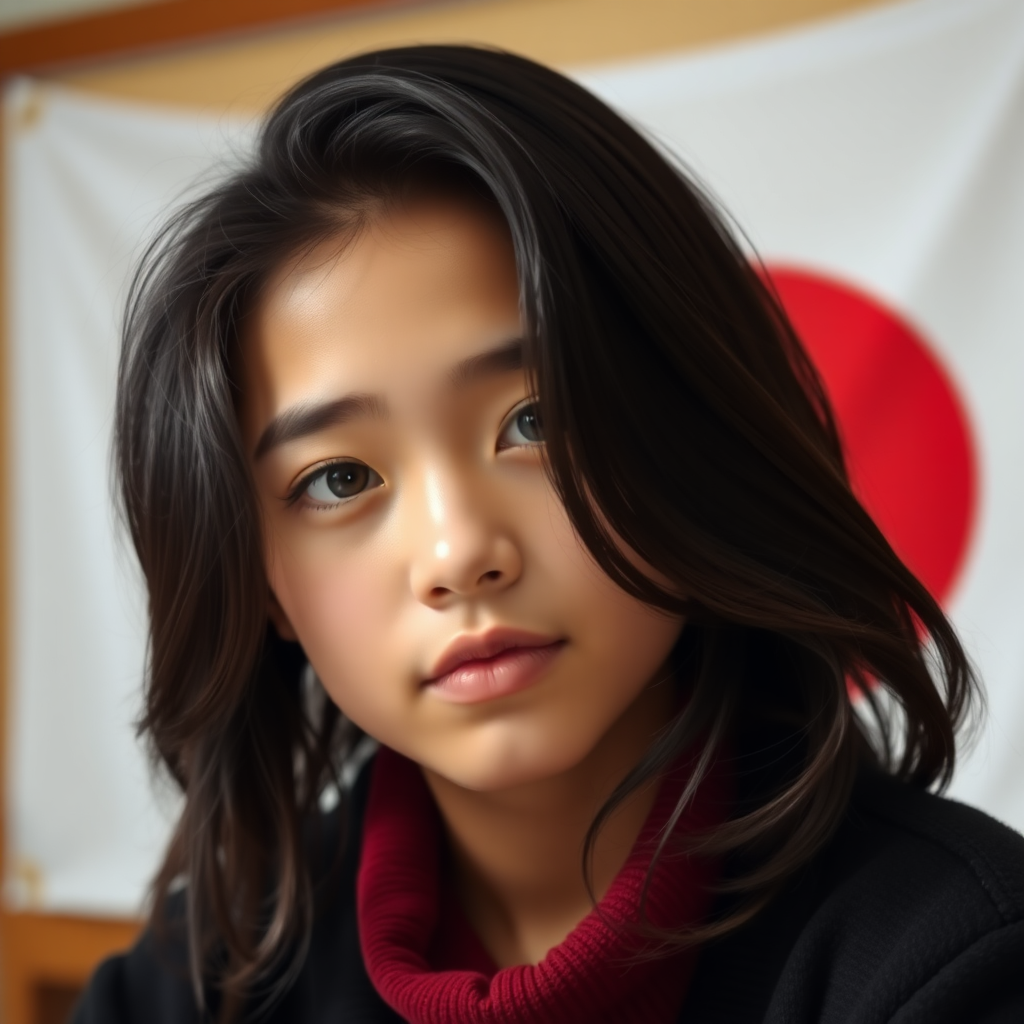 studante sorridente compartilhando depoimento sobre curso de japonês personalizado, com um ambiente moderno ao fundo.